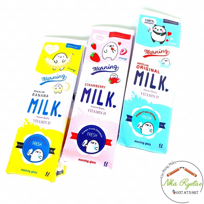 BÓP VIẾT HÌNH HỘP SỮA (chọn màu inbox shop nha)