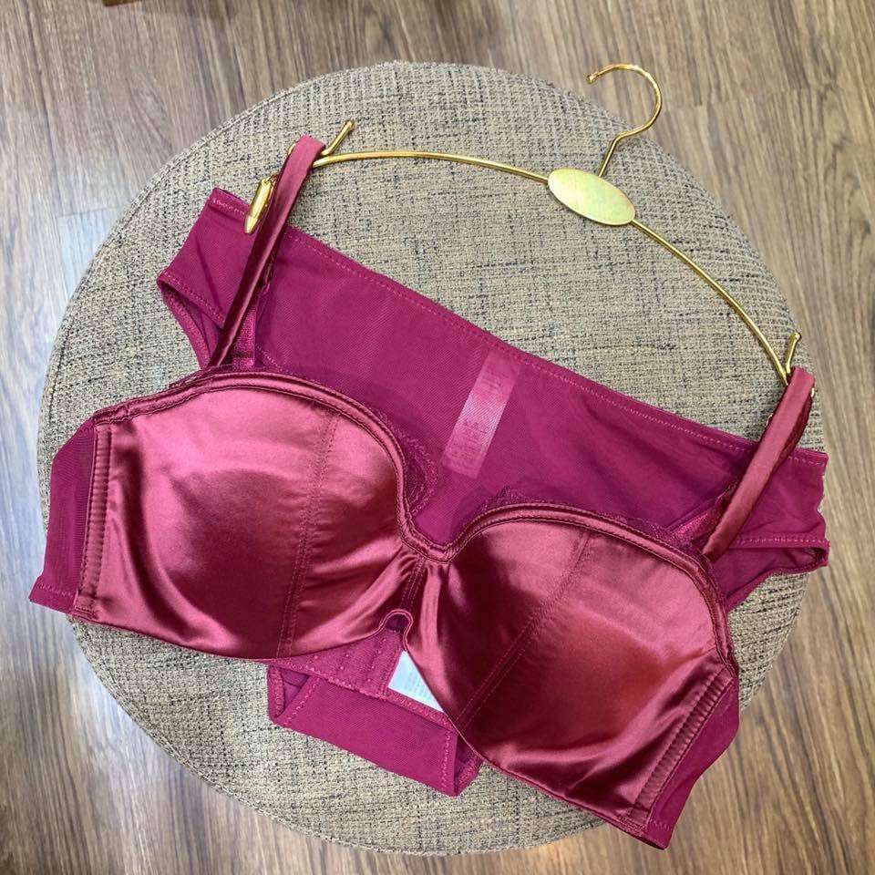 [FREESHIP] Bộ Đồ Lót Nữ LOLI268Chất Lụa Satin Mỏng, Áo Lót Có Gọng Không Mút Kiểu Dáng Sexy | BigBuy360 - bigbuy360.vn