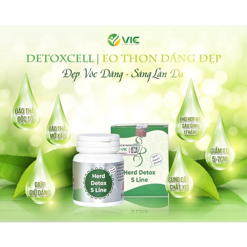 Giảm mỡ bụng Detox cell Herd Detox S Line