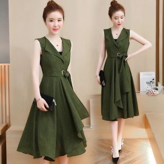 Freeship 99k TQ_Đầm công sở