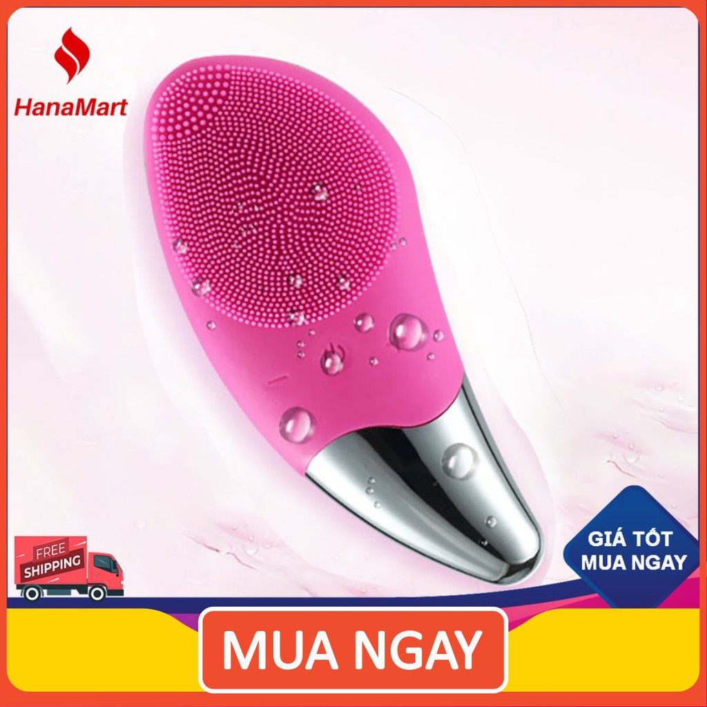 Máy rửa mặt mát xa mini cầm tay cho nam và nữ, dùng kèm sữa rửa mặt, loại bỏ chất nhờn, bụi bẩn,tế bào chết janna.shop10