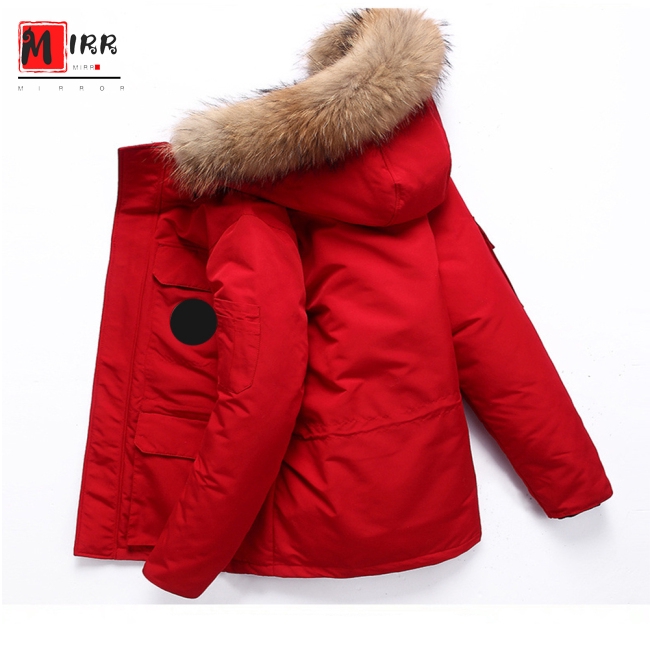 Áo Khoác Cotton Dày Cổ Lông Nhiều Túi Phối Mũ Trùm Có Thể Tháo Rời Giúp Giữ Ấm Cho Nam Vào Mùa Đông | BigBuy360 - bigbuy360.vn
