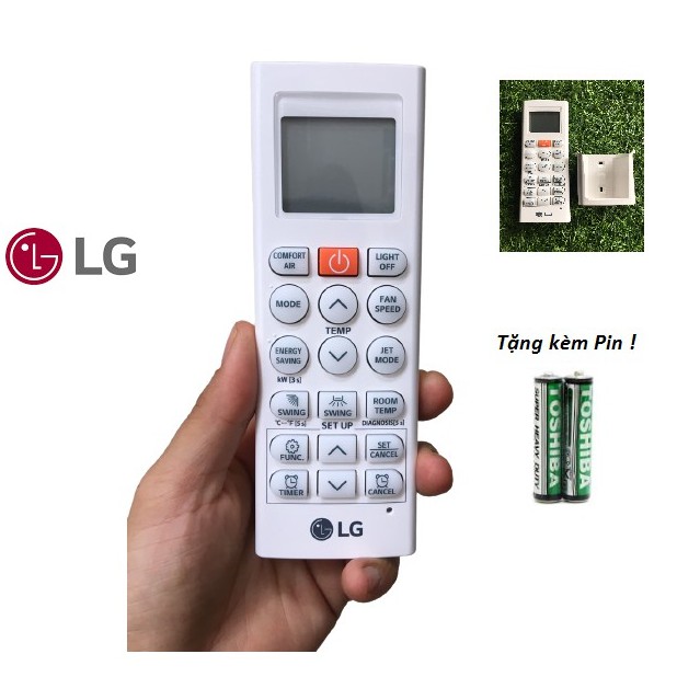 [CHÍNH HÃNG] Điều khiển điều hòa LG Inverter, Tặng kèm đế