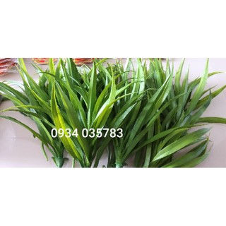 Bụi lá dứa nhựa làm rồng phượng trái cây gia tiên