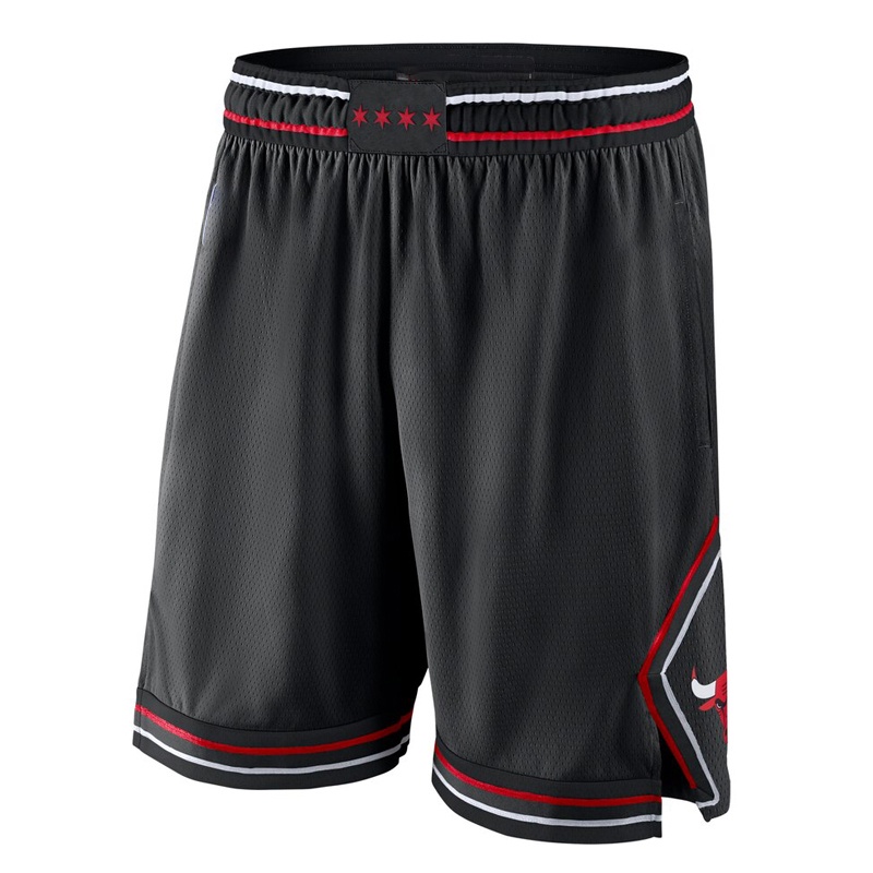 Quần Short Thêu Hình Bò Tót chicago bulls Phong Cách retro