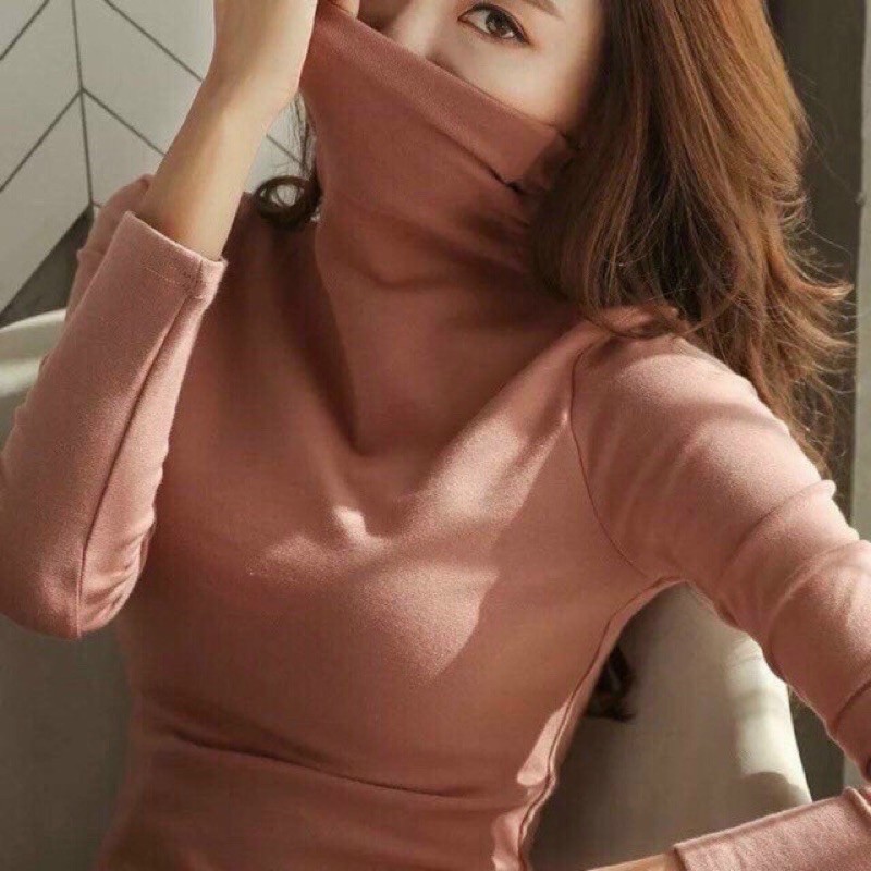 Áo thun cổ lọ giữ nhiệt cổ cao thu đông 🎈🎈🎈y/ut