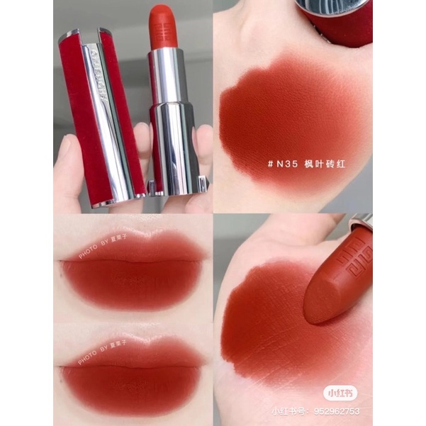 Son thỏi lì mịn Le Rouge Deep Velvet vỏ nhung đỏ