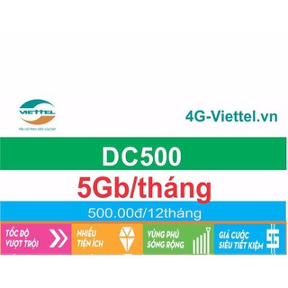 [Rẻ Vô Địch] Sim 4G Viettel trọn gói 1 năm không nạp tiền