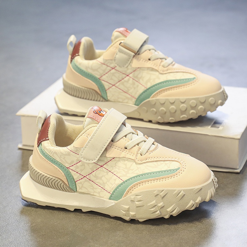 Giày Sneaker Đế Phẳng Thoáng Khí Thời Trang Mới Năm 2022 Dành Cho Bé Trai Bé Gái
