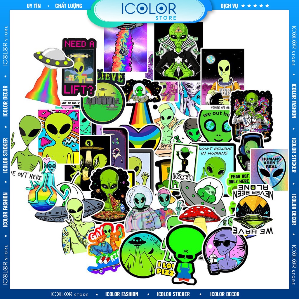 Sticker dán hoạt hình nhiều mẫu chống nước sticker dán mũ bảo hiểm vali laptop 038