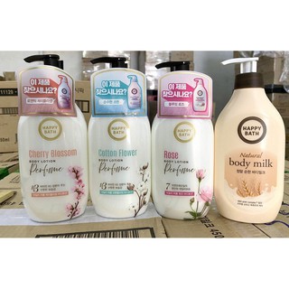 Dưỡng thể happy bath perfume body lotion 450g