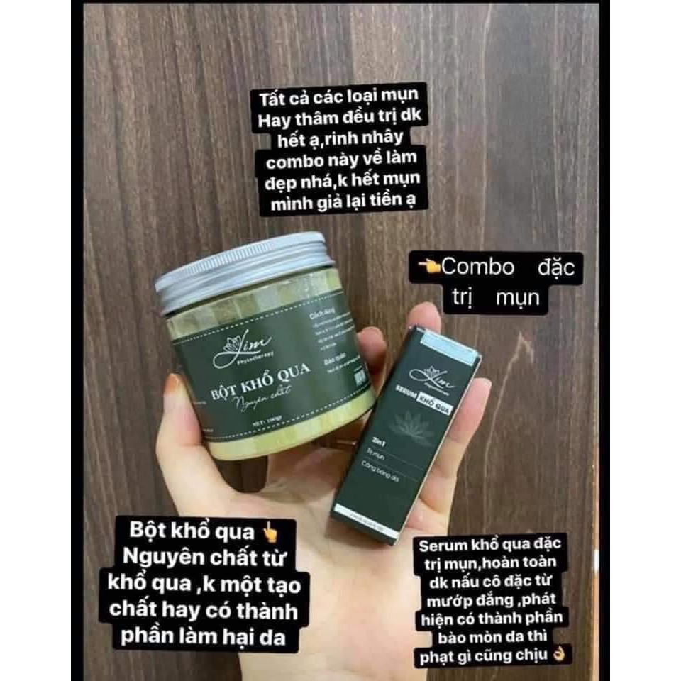 Serum khổ qua, mướp đắng handmade Lim farm - 100% nguyên chất - giảm mụn, sáng da, chăm sóc da mặt hiệu quả cho chị em | BigBuy360 - bigbuy360.vn
