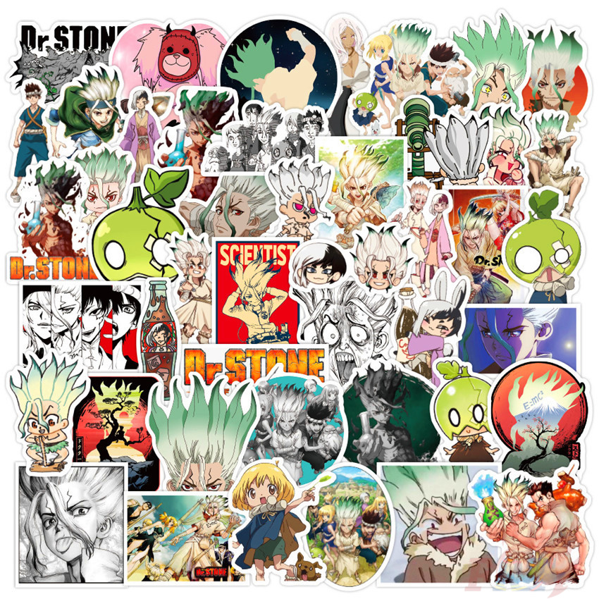 ❉ Dr.STONE - Series 02 Anime Ishigami Senkuu Stickers ❉ 50Pcs/Set Fashion DIY Waterproof Doodle Decals Stickers