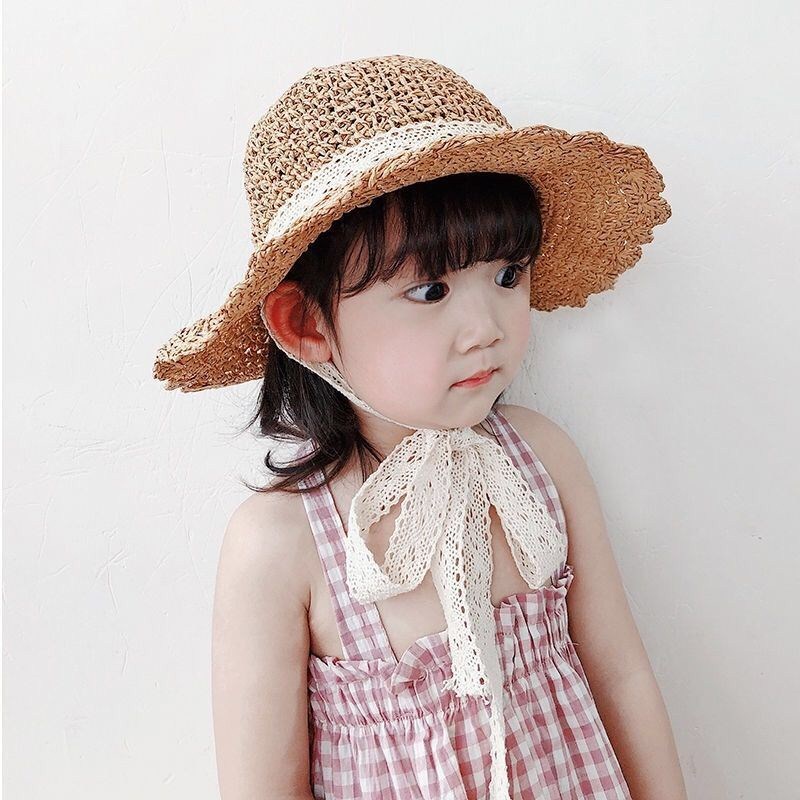 Mũ Cói Rộng Vành Che Nắng Thời Trang Đi Biển Mùa Hè Cho Nữ