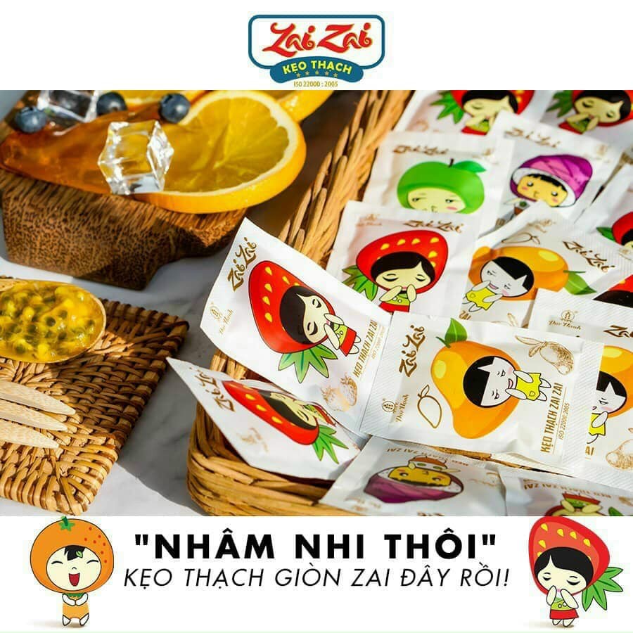 Quận 10 - 2Kg Kẹo Thạch Zai Zai Đức Hạnh Mix Vị Siêu Ngon (kẹo thạch zaizai)