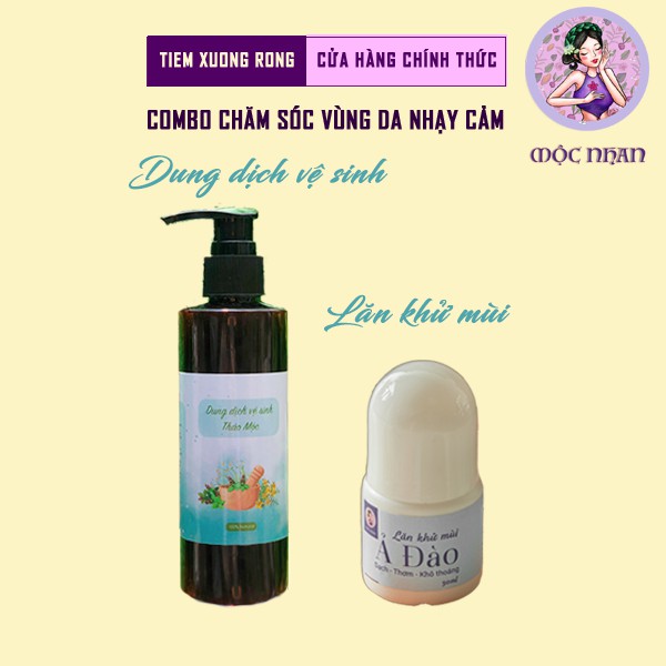 Lăn khử mùi Ả Đào. cho nam, nữ từ thảo mộc hết thâm, sáng, mịn da MỘC NHAN - 30ml