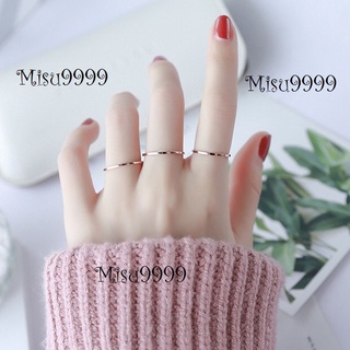 Nhẫn titan Dòng siêu mỏng 1mm