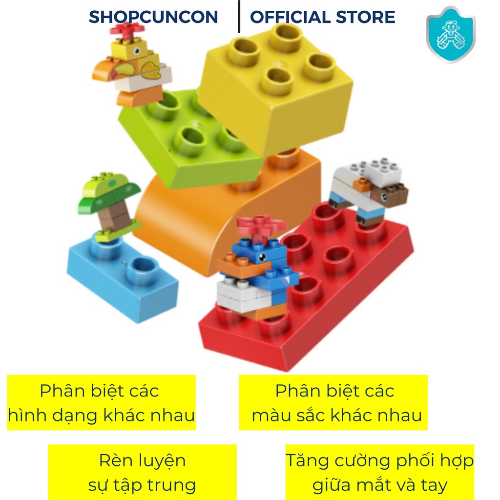 Đồ chơi lắp ghép Lego cho bé Đồ chơi xếp hình lắp ráp sáng tạo Sản xuất tại Việt Nam