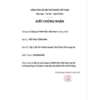 Kem Sâm Đế Vương Olic