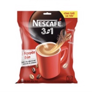 (MẪU MỚI, T11/2023) Cà phê Nescafe sữa 3 in 1 vị hài hoà bịch 728g ( 46 gói x 17g)