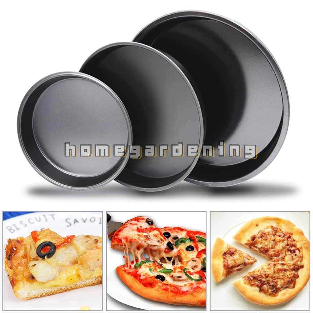 Khay Đựng Nướng Bánh Pizza Chuyên Dụng Chống Dính Hình Tròn 6 / 7 / 8 / 9 Inch