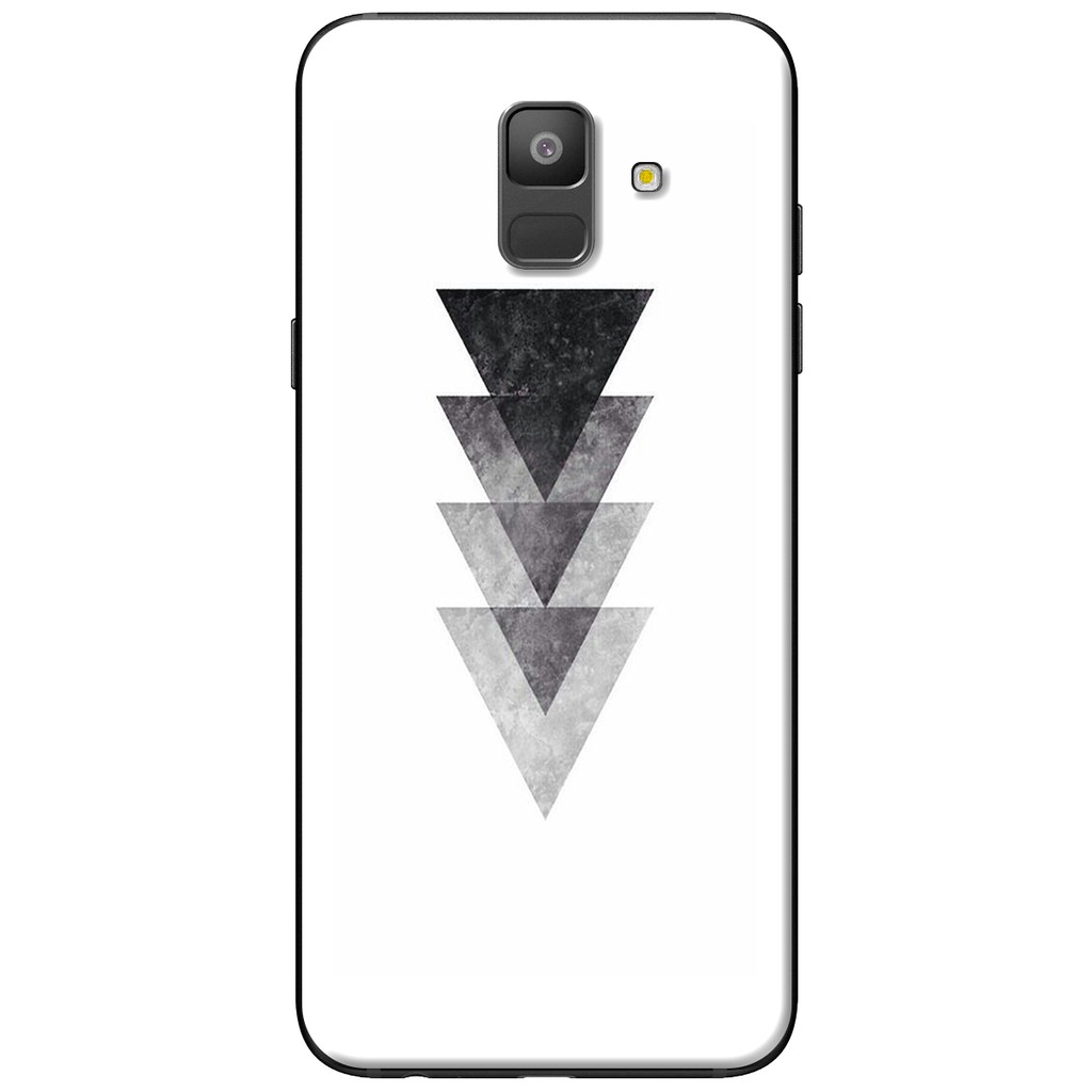 Ốp Lưng A6/ A6 Plus Tam Giác Trắng Đen