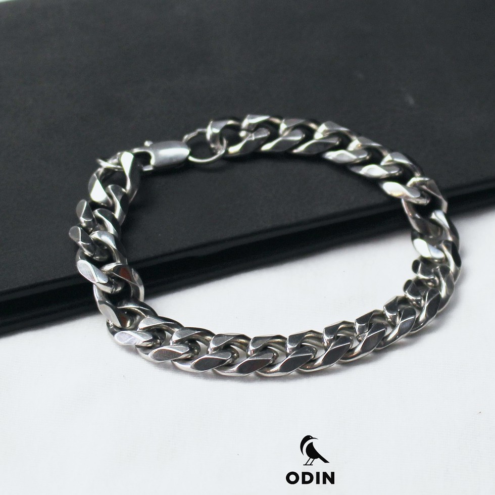 [ Sale off 40% COMBO ] Vòng tay Chain 9mm - nhẫn Titan