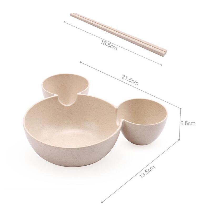 Bộ 4 Dụng Cụ Ăn Uống Kiểu Hoạt Hình Dễ Thương Cho Bé
