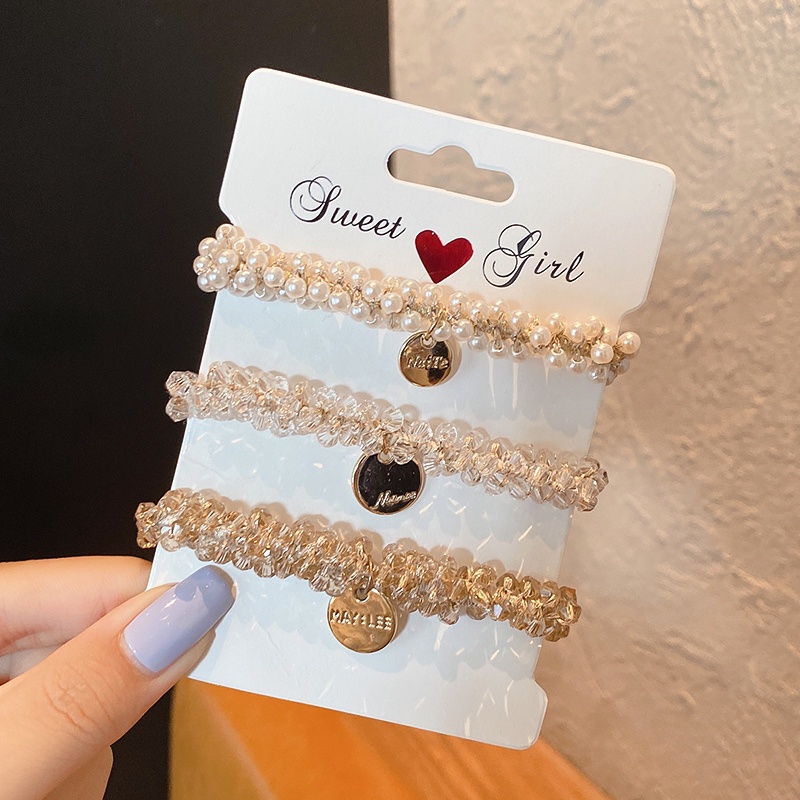 Dây buộc tóc vải kiểu Hàn Quốc thiết kế xinh xắn cho nữ