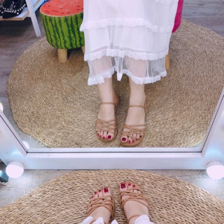 SANDAL QUAI CHÉO RỌ ĐẾ MỀM