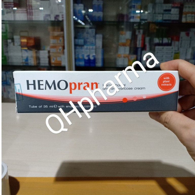 Hemopran tuýp 35g giúp giảm suy giãn tĩnh mạch chi dưới