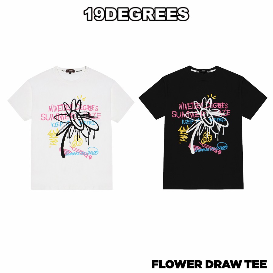 Flower Draw Tee (Áo thun Flower Draw) // 19 DEGREES
