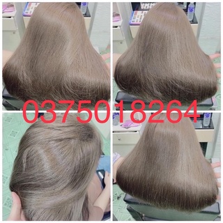 (Tặng kèm oxy) Tóc nhuộm Nâu Trà Sữa sành điệu đến từ Hàn Quốc màu nhuộm Heroa 100ml