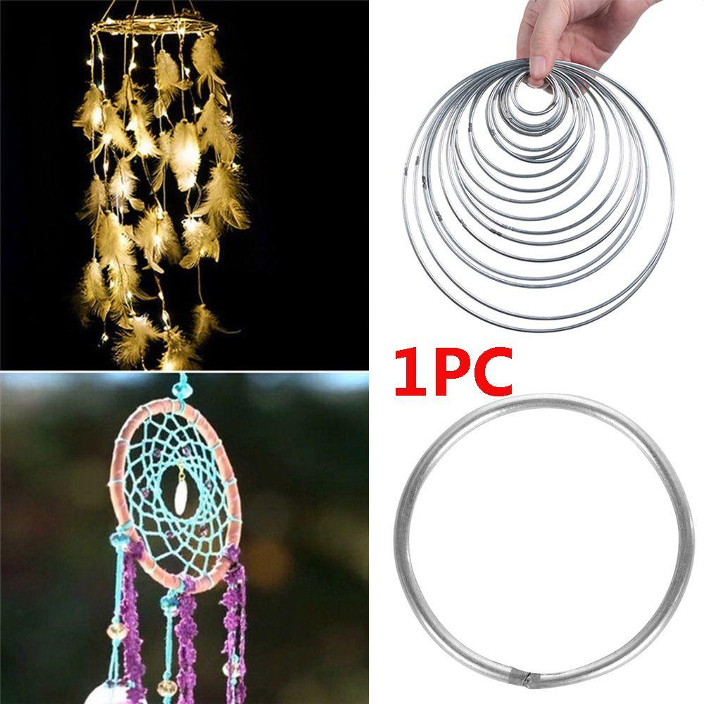Vòng Bắt Giấc Mơ Tròn Bằng Kim Loại DIY