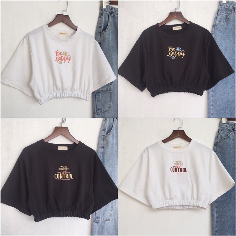 Áo croptop bo chun