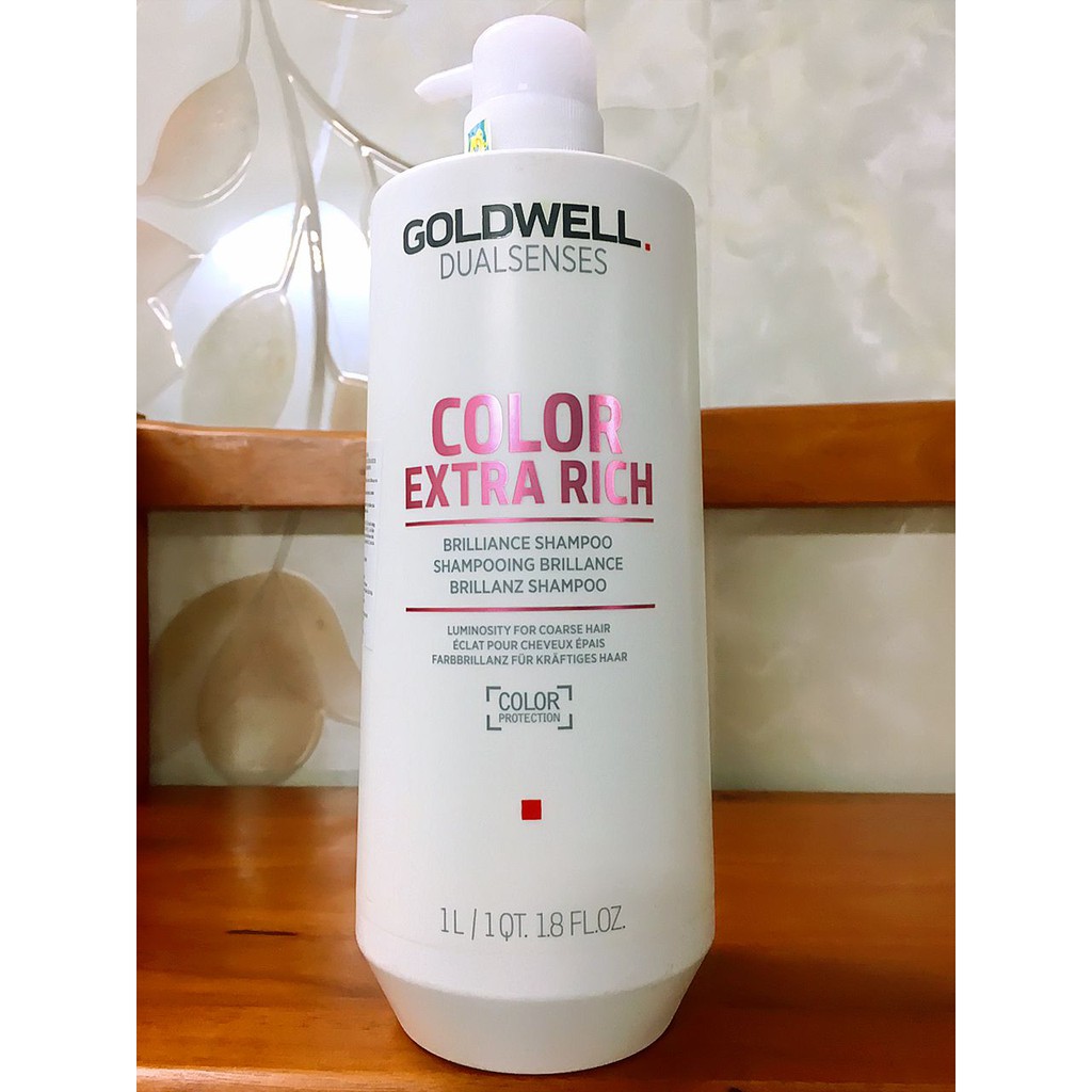 🇩🇪Goldwell🇩🇪Dầu gội Siêu dưỡng màu Goldwell Dualsenses Color Extra Rich Shampoo 1000ml