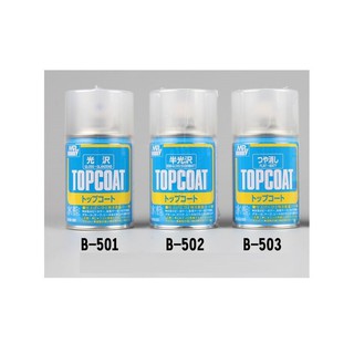 BÌNH XỊT SƠN MRHOBBY BẢO VỆ BỀ MẶT NHỰA MR HOBBY TOPCOAT FLAT-GLOSS-UV CUT