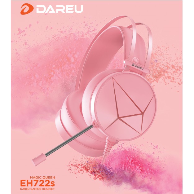 Tai nghe DareU EH722S Pink - Special Edition