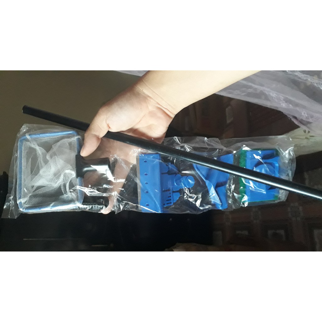 Cây vệ sinh 5 trong 1 cho hồ thủy sinh, hồ cá cảnh, cá biển, tôm kiểng