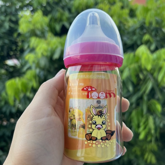 (Tặng kèm 1 núm ti) Bình sữa PPSU Toom Legend 80ml, 120ml, 160ml &amp; 240ml