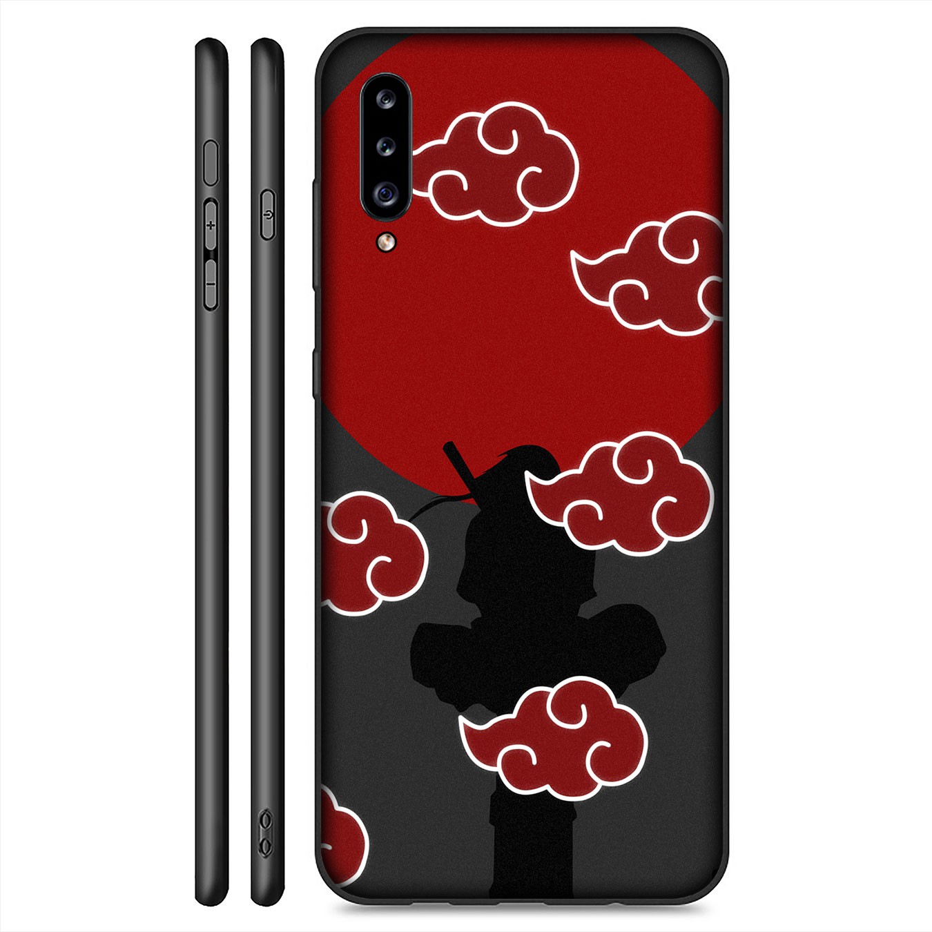 Samsung Galaxy S21 Ultra S8 Plus F62 M62 A2 A32 A52 A72 S21+ S8+ S21Plus Casing Soft Silicone Cartoon Naruto Akatsuki Phone Case