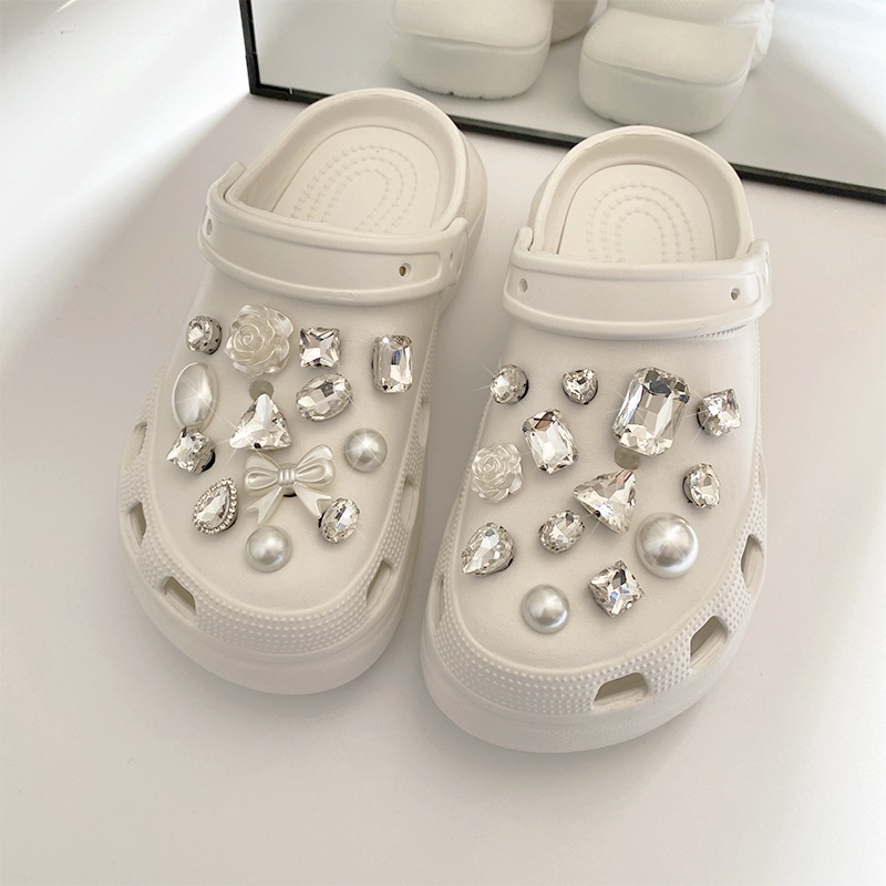 sticker dép crocsPhụ Kiện Khóa Trang Trí Giày DIY Hình Dễ Thương