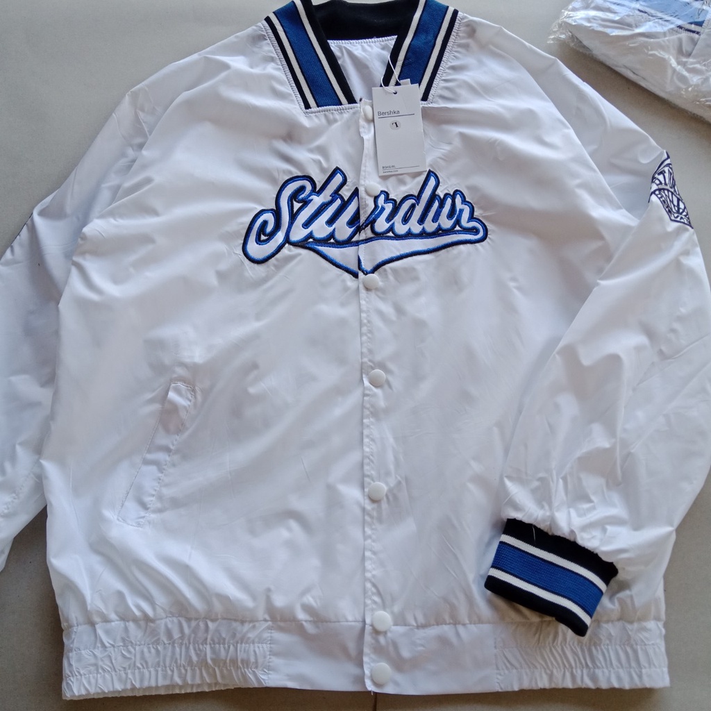 , Áo khoác bomber jacket HÌNH THÊU STURDUR Form Rộng _ áo khoác nữ size nhỏ AK02 K02 ulzang.AK10