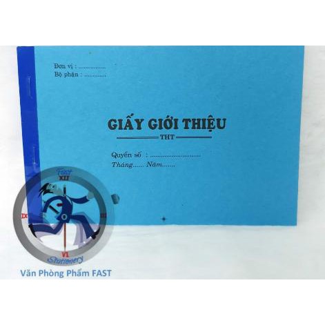 [Sỉ & Lẻ] Giấy Giới Thiệu - 1 Cuốn