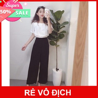 Quần suông ống rộng 💕BIG SALE 50%💕 quần CULOTTES nữ ống suông