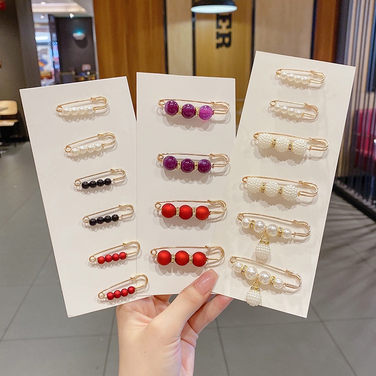 2/12 Trâm Cài Áo Đính Ngọc Trai Sang Trọng