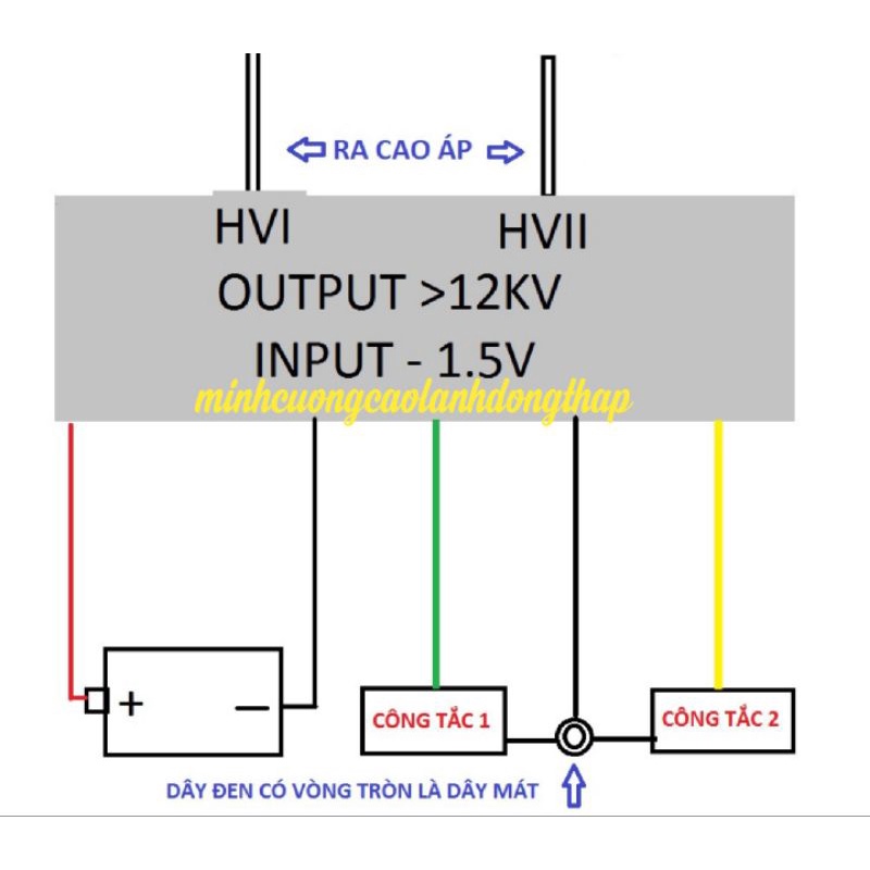 IC điện tử  ĐÁNH LỬA BẾP GAS âm, dương 2 lò DỄ THAY THẾ.