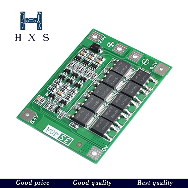 Bảng Mạch Bảo Vệ Pin Lithium 18650 3s 10a 20a 25a 30a 40a Li-Ion Tiện Dụng
