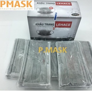 Combo 3 hộp khẩu trang y tế Xám 5 lớp