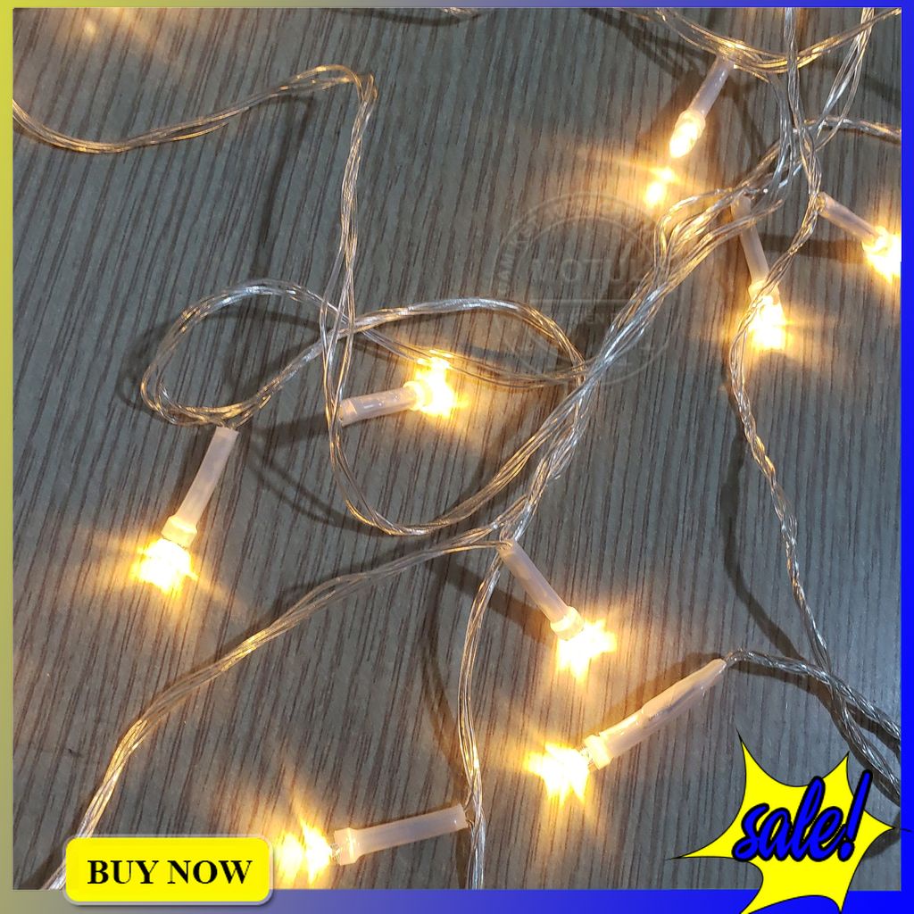 Dây đèn led cắm điện trang trí ngoài trời trong nhà sân vườn trang trí cây thông noel